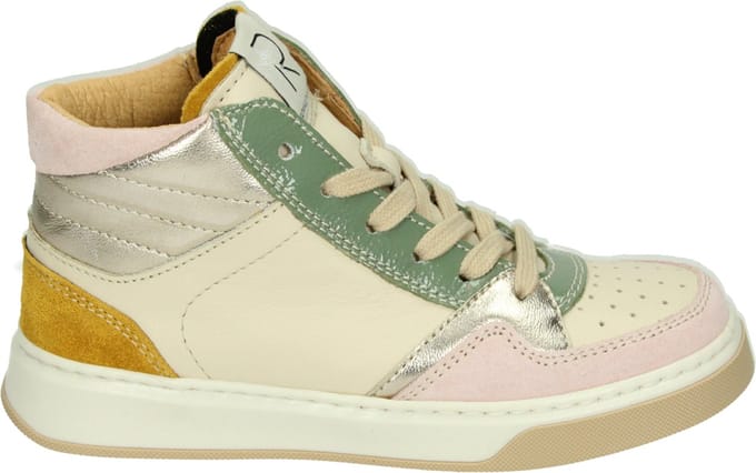 Romagnoli - 5363R163 - Half-hoogMeisjesKindersneakers - Kleur: Wit/beige - Maat: 31