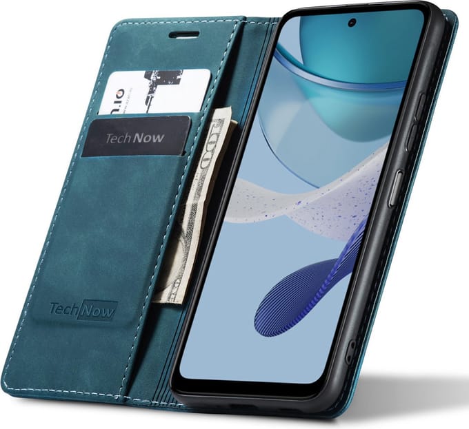 Hoesje geschikt voor Google Pixel 8a - Book Case Leer Slimline Blauw