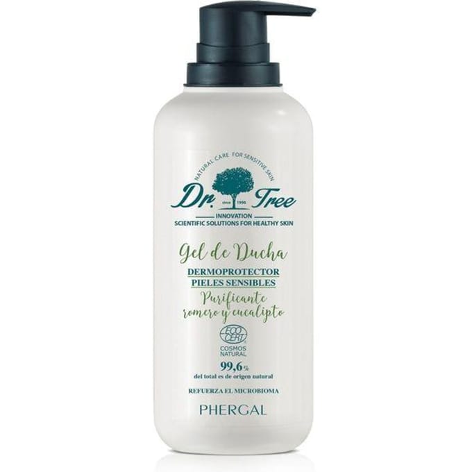 Douchegel Dr. Tree Gevoelige huid Eucalyptus Rozemarijn Zuiverend 500 ml