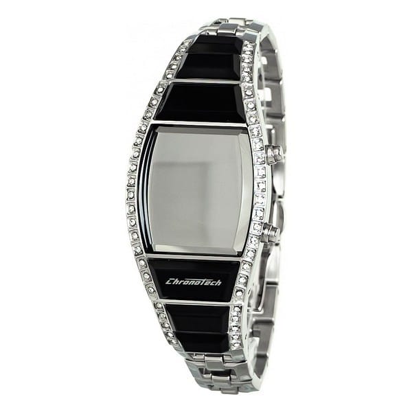 Horloge CHRONOTECH CT7122LS-03M. Kwarts, Kleur zwart. Vrouw. gray