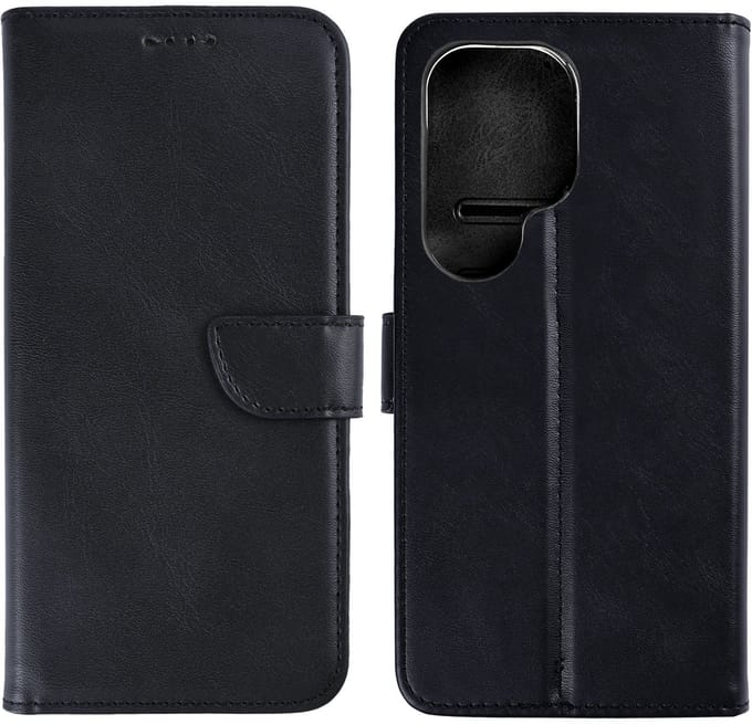 Rixus Bookcase For Samsung Galaxy S26 Ultra Black