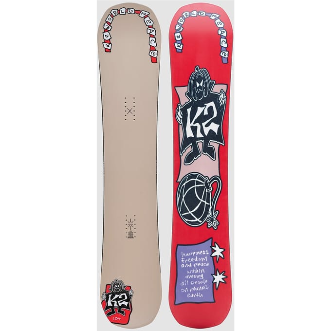 K2 World Peace 2027 Snowboard patroon