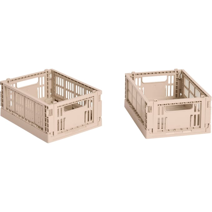 HAY Colour Crate Mini set van 2 - powder