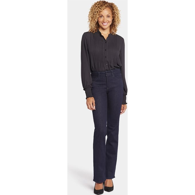 Barbara Bootcut Jeans Donkerblauw Premium Denim (Petite)