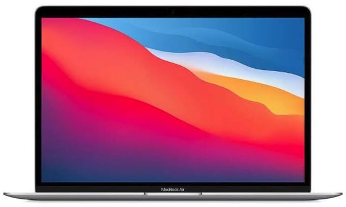 MacBook Air 13" 2020 M1 3,2 Ghz 8 GB 128 GB SSD Zilver