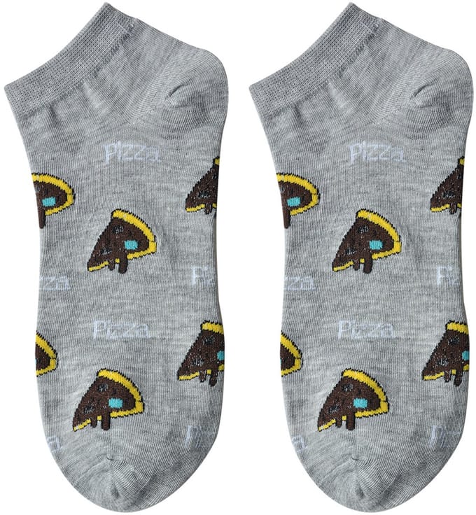 Clayre & Eef Grappige Sokken one size Grijs Polyester
