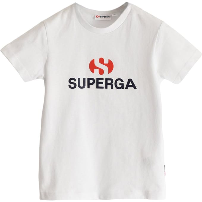 Superga Kinderen/Kinderen Logo T-shirt (Wit)