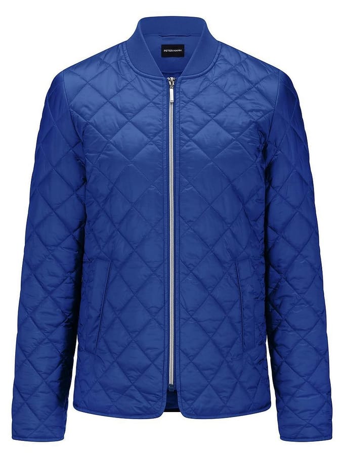Gewatteerde jas Van Peter Hahn blauw