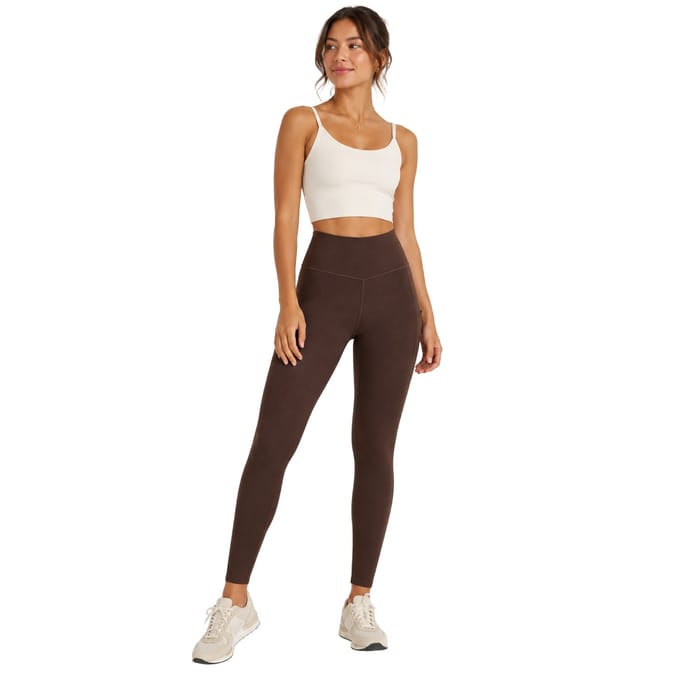 Puma Trainingsleggings met strakke pasvorm voor dames (Espressobruin)