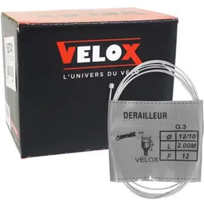 Doos van 25 galva derailleurkabels Velox Shimano 12-10 2,00 m