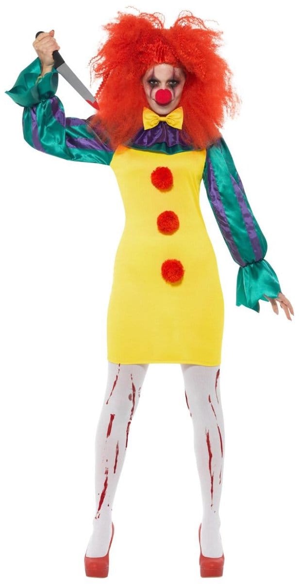 Horror Clown Jurkje Dames Klassiek - Maat XS