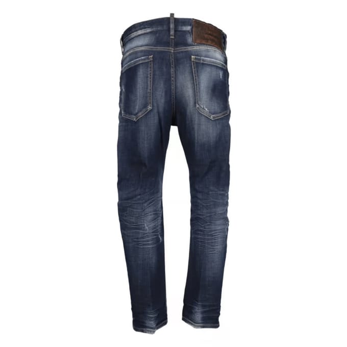 Dsquared2 Donker Marineblauw Desert Wash Bro Jeans