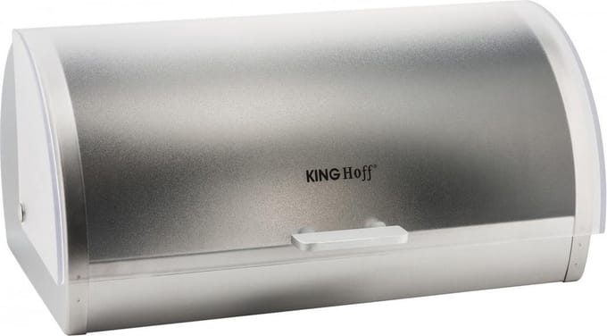 Kinghoff 3203 broodtrommel - rvs - 39.5x28x18.5 cm