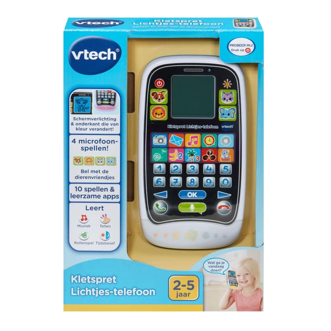 VTech educatief speelgoed Kletspret Lichtjes-Telefoon multicolor.