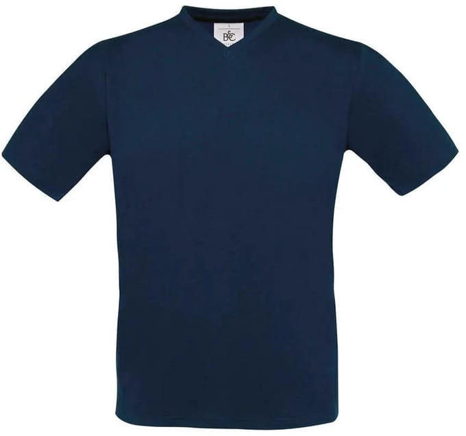 V-hals T-shirt B&C Exact