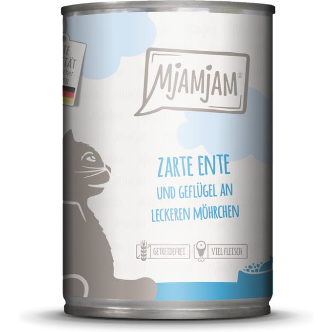 MjAMjAM Cat - Leckere Mahlzeiten Dose 6x400g | Ente & Geflügel