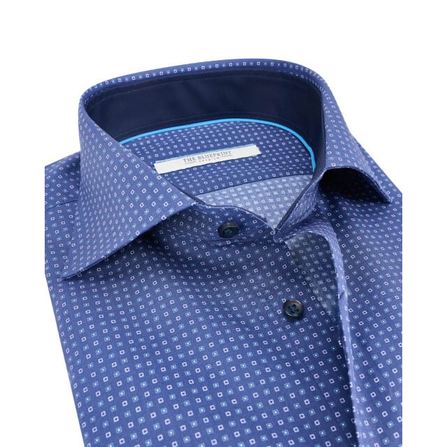 The BLUEPRINT Premium Business Overhemd Donkerblauw Heren