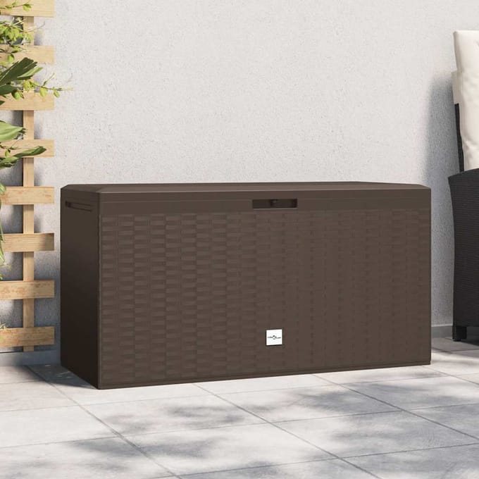 vidaXL - Tuinbox - 114x47x60 - cm - bruin