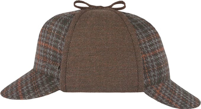 Sherlock - Baseball cap met dubbele klep - Bruin