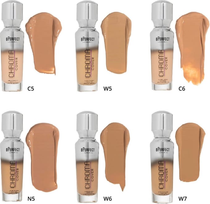 BPerfect Cosmetics - Chroma Cover Luminous Foundation - C5