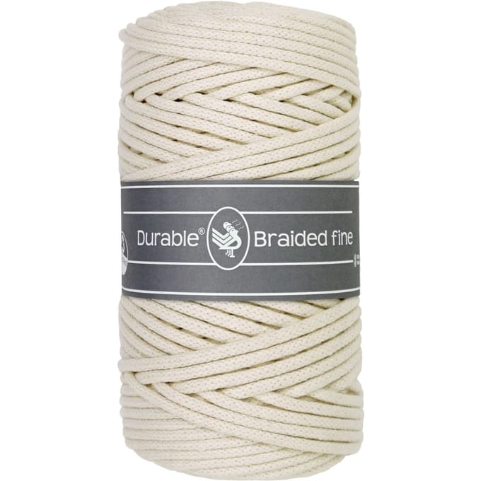 Durable Braided 3 mm 100 mtr 326 Ivory