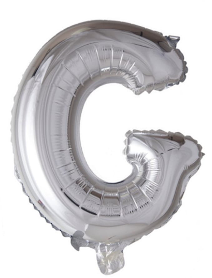 Folie Ballon Letter 40″ G - Zilver