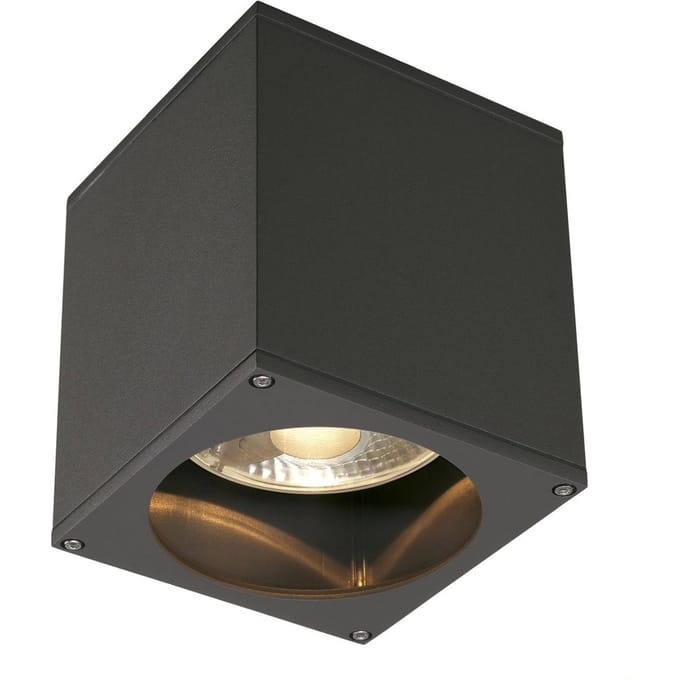 SLV Big Theo buiten plafondlamp, antraciet