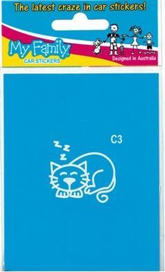 Kat of poes, autosticker
