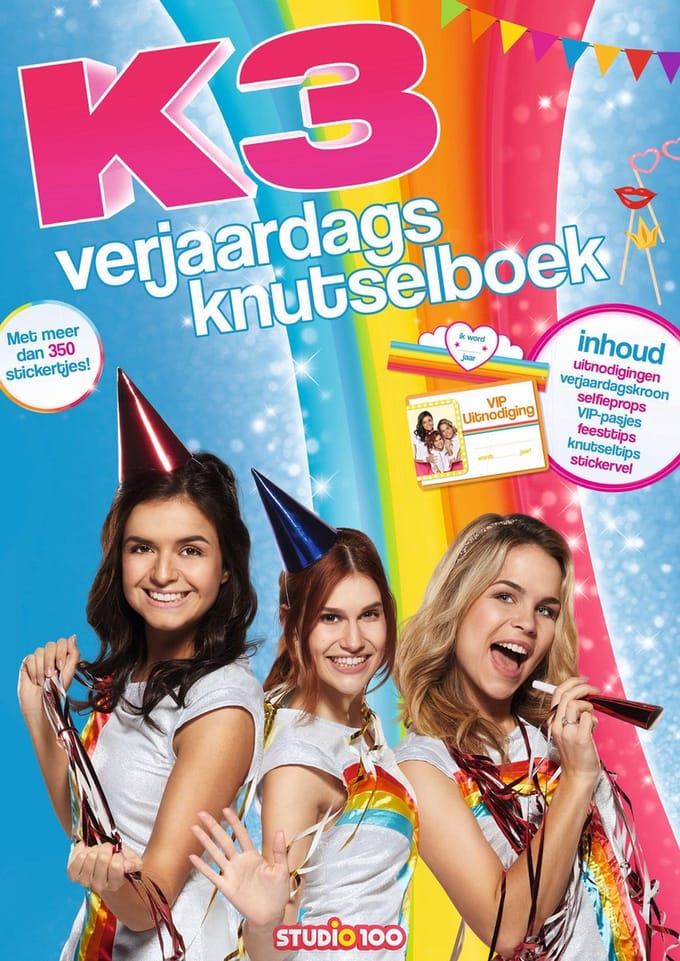 K3 verjaardagsknutselboek