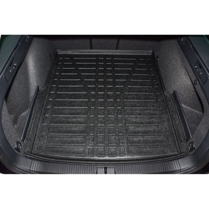 Kofferbakmat - SCOUTT - Volkswagen Passat B8 - TPE Rubber - 100% Waterdicht - Antislip zwart