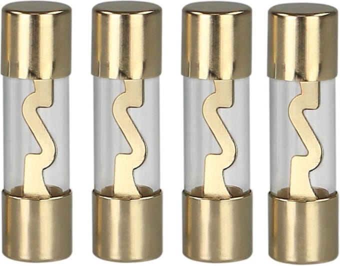 AGU zekering 40 Ampere (goud) 4 stuks in blister