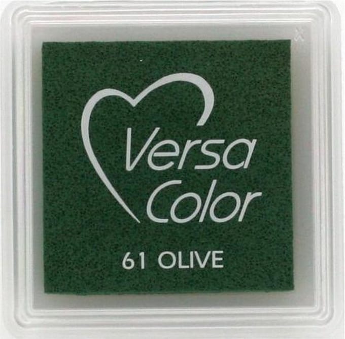 Stempelkussen olive mini Versacolor - Tsukineko