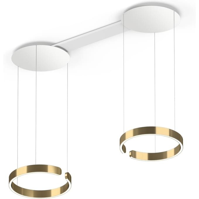 Occhio - Mito Sospeso Due 40 Hanglamp - brons - variabel - met Occhio Air - table/wide