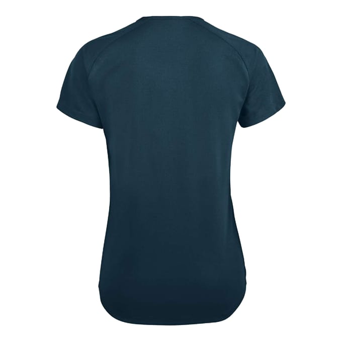 SOLS Dames/Dames Sportief Raglan T-shirt (Aardolie blauw)