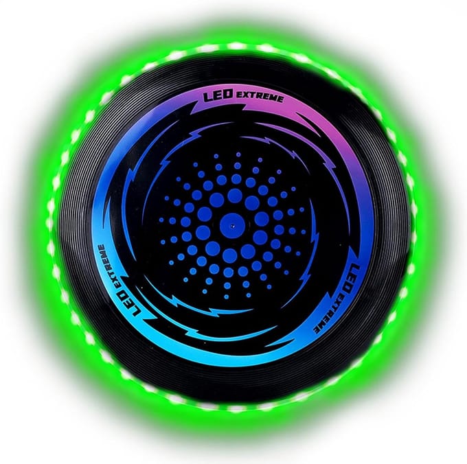 Oplaadbare LED Frisbee met 49 lampjes voor Spel in het Donker