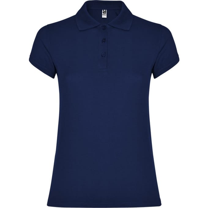 Roly Dames/Dames Ster Poloshirt (Marineblauw)