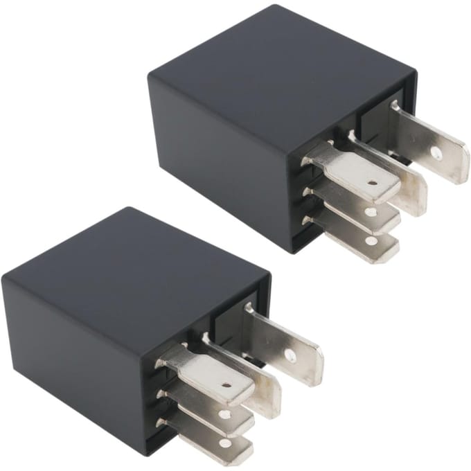 Allecto - Auto Relais Vervanging - 5-pins Relais - Zwart