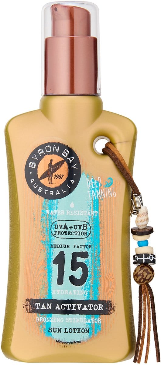 Byron Bay Tan Activator Sun Lotion SPF 15 - 200ml