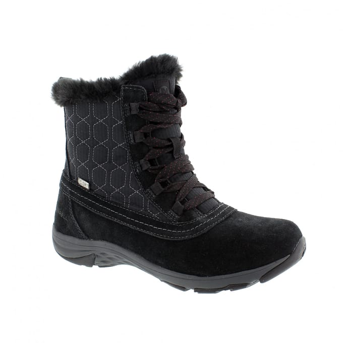 Merrell Ryeland Mid Polar Waterdichte Damesschoenen Zwart