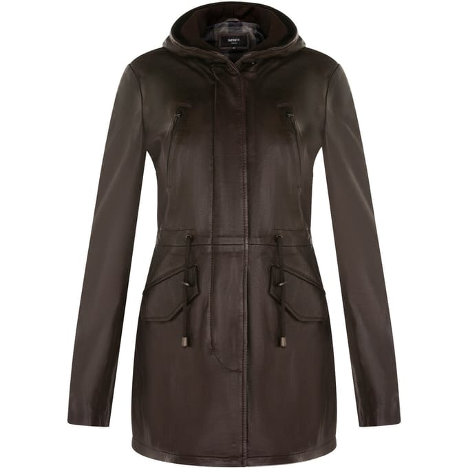 Dames halflange parka-jas met capuchon-Oakengates