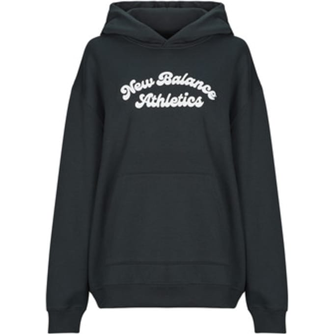 New Balance  Capuchon sweaters LINEAR HERITAGE FLEECE LONG HOODIE