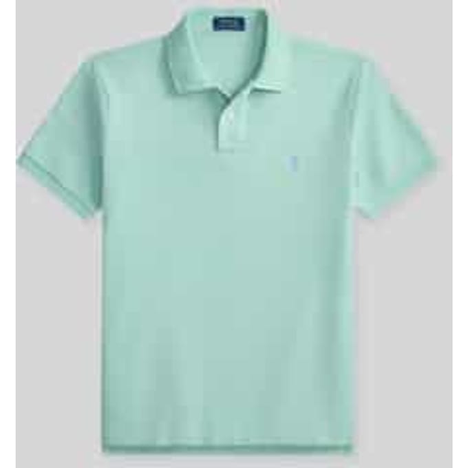 Custom slim fit poloshirt van puur katoen
