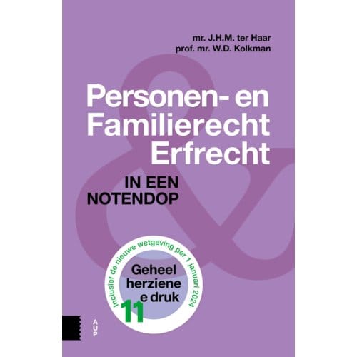 Personen- En Familierecht En Erfrecht - J.H.M. ter Haar