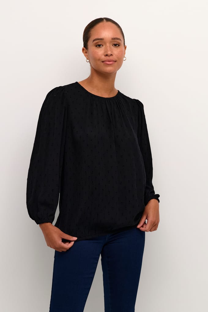 Blouse met lange mouwen KAwilma Regular fit black