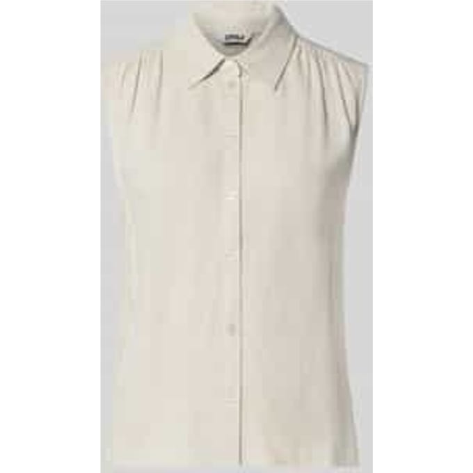 regular fit linnen blouse zonder mouwen model 'SIESTA'