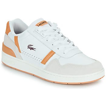 LACOSTE T-Clip 124 - Heren Sneakers Schoenen Wit 747SMA00662J8 , Maat: EU 40 UK 6.5