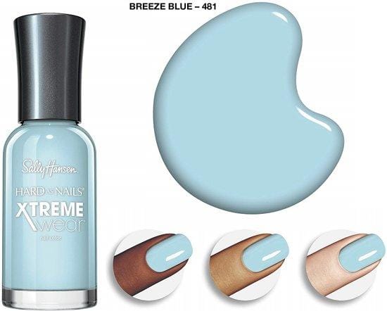 Sally Hansen Hard as Nails  - Breezy Blue 481 - Nagellak