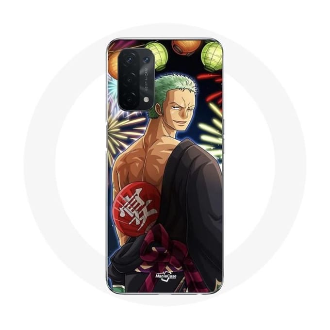 Coque pour Oppo A54 5G One Piece Joyeux noël Zoro Anime Manga