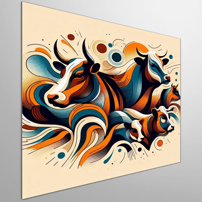 Kunstprint | Wanddecoratie | Dibond | 30 × 30 cm