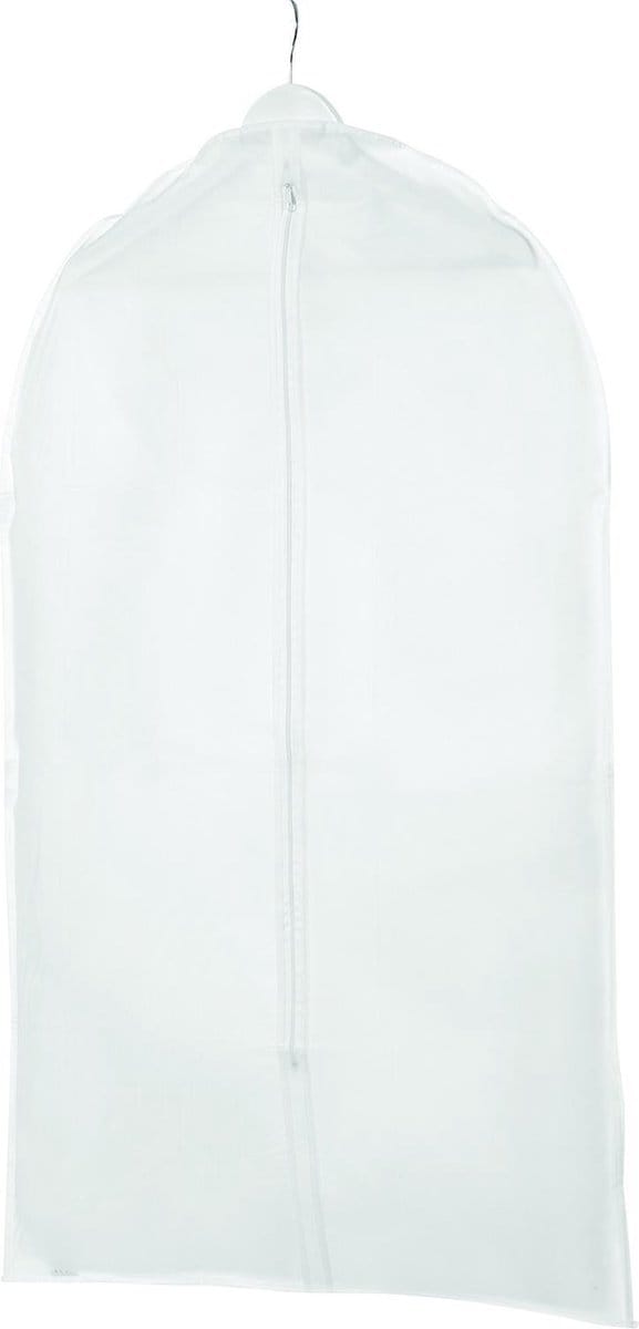 Compactor kledinghoes 'milky' transparant medium - Wit